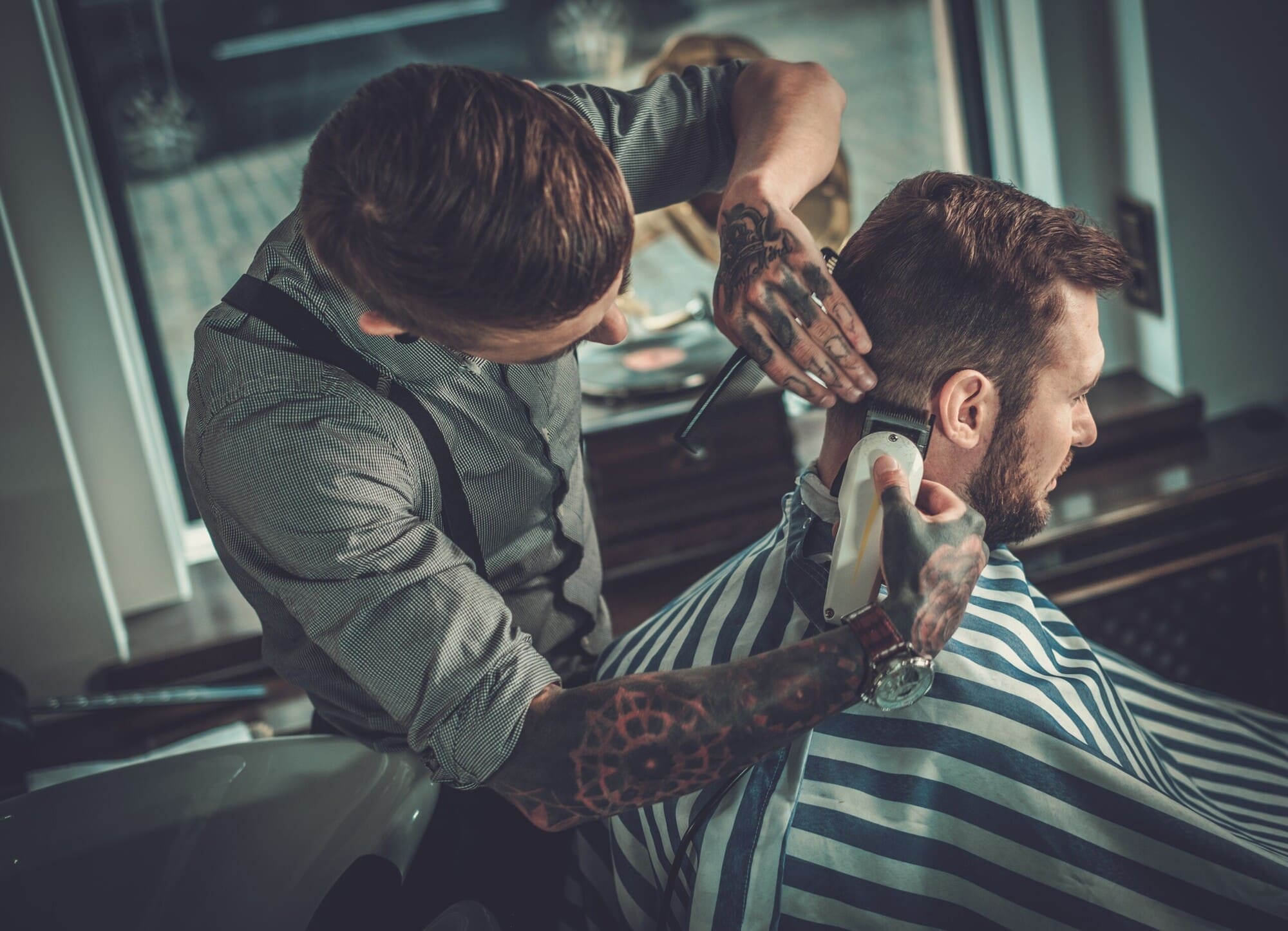 Barber's Shop Business Cutting Hair