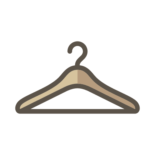Clothes hanger cartoon
