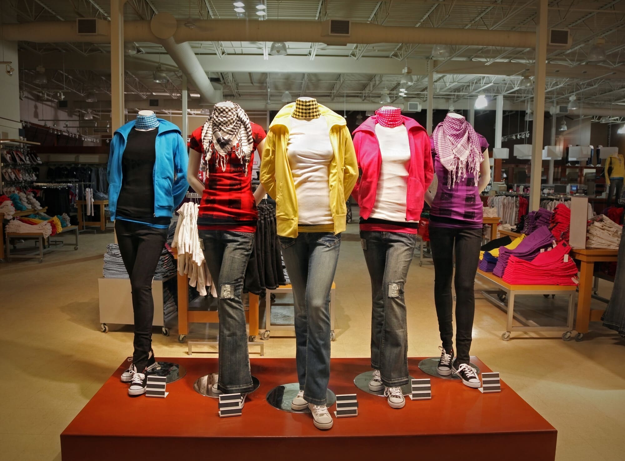 Clothing boutique display