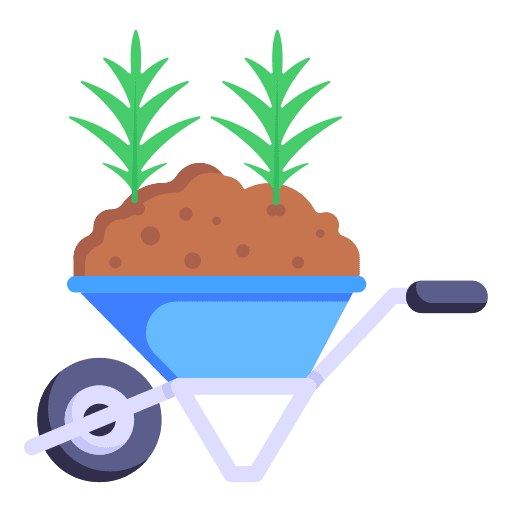 Wheelbarrow cartoon