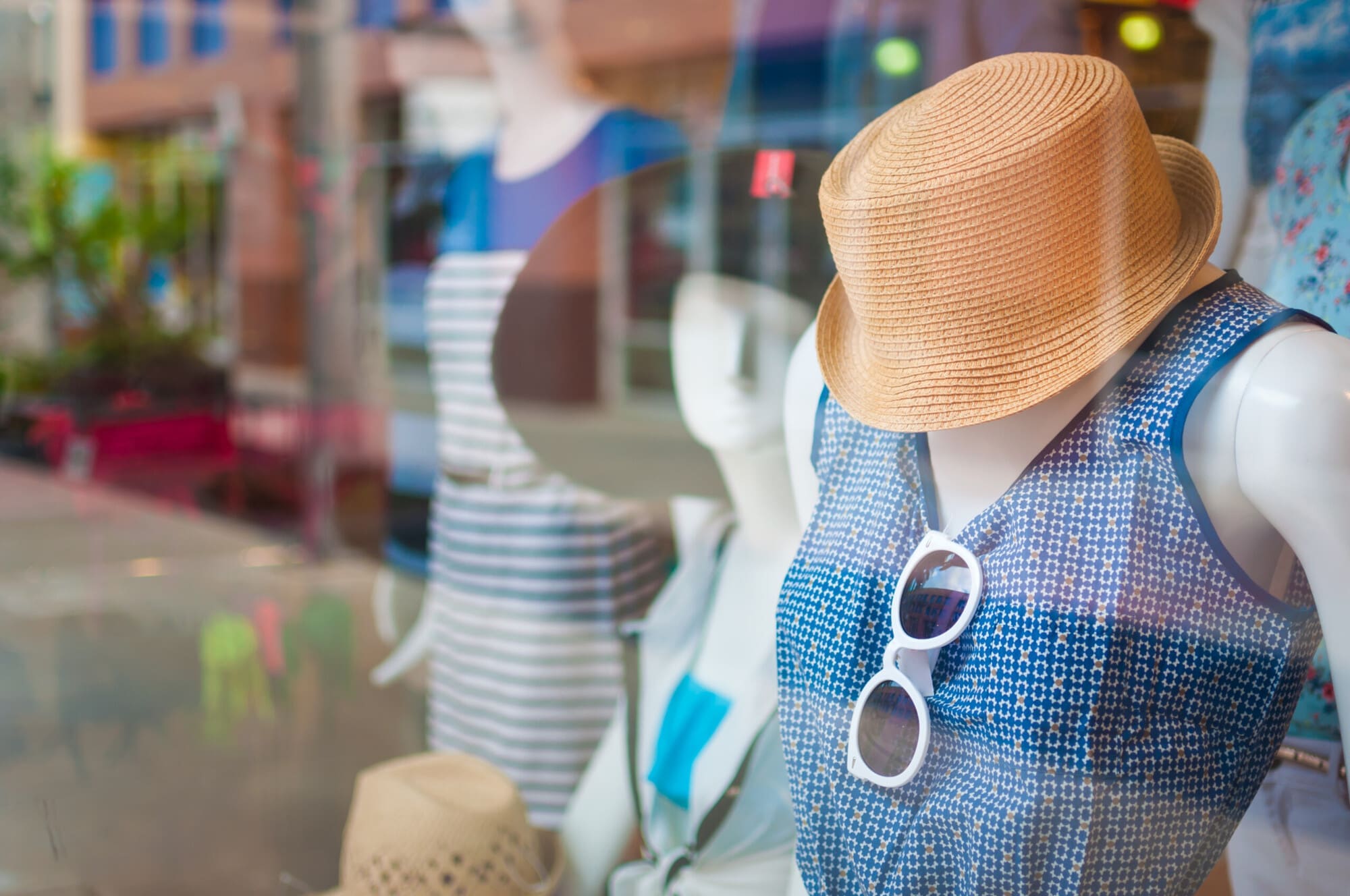 Window Display in a clothing boutique