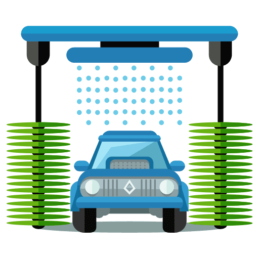 Car Wash Business Cartoon