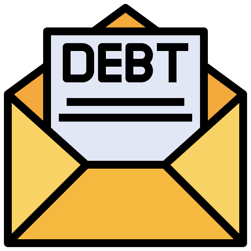 Debt Collection Business Cartoon