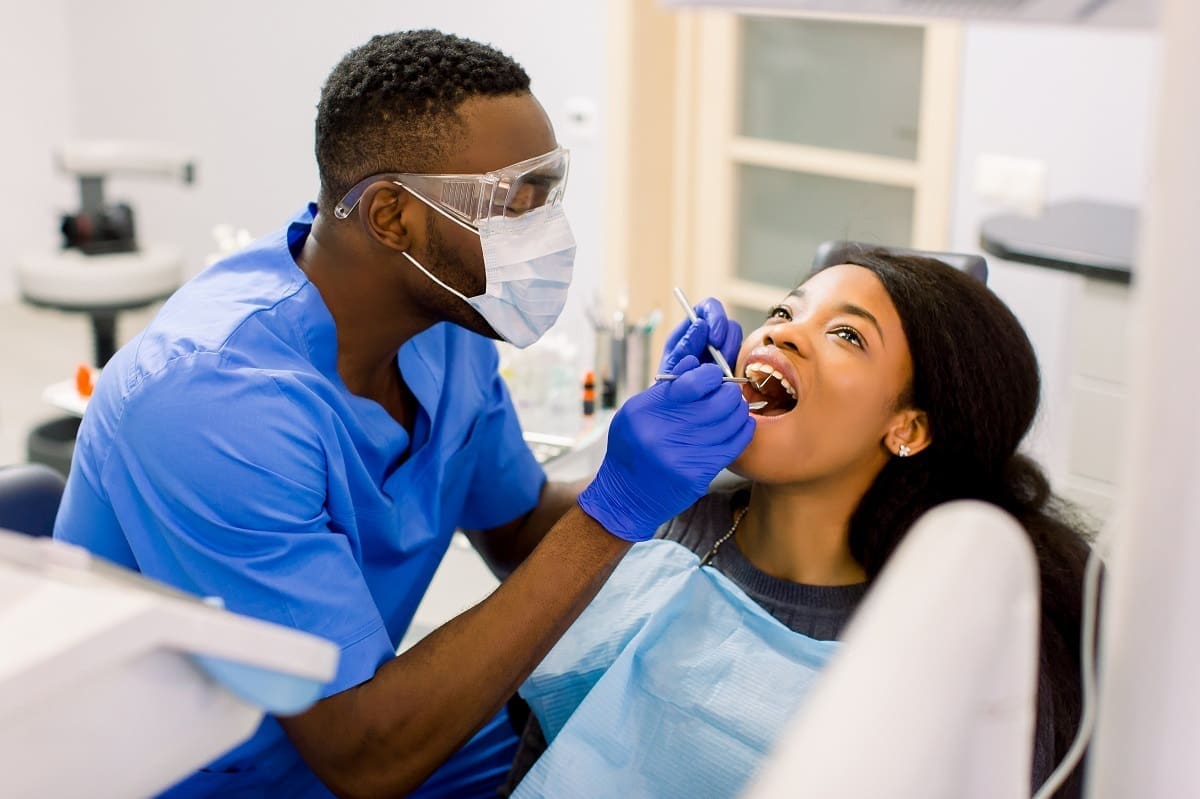 Dentist after renewing training