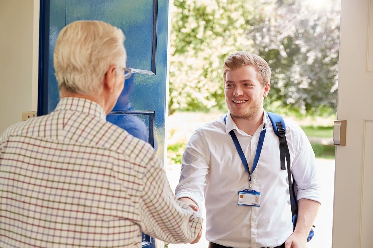 Social worker following legislation