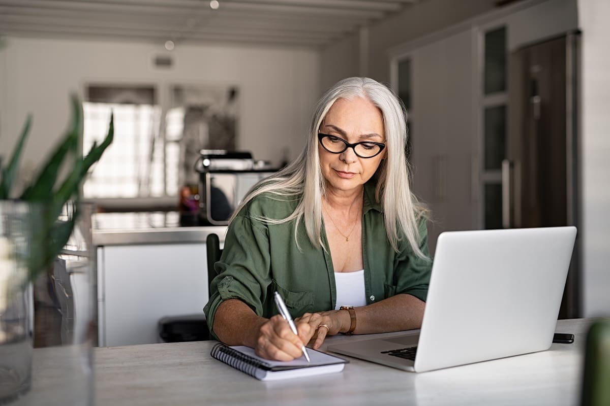 Doing online training course