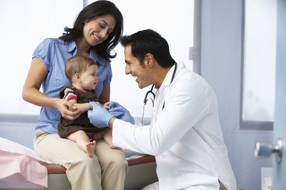 Hospital doctor following legislation