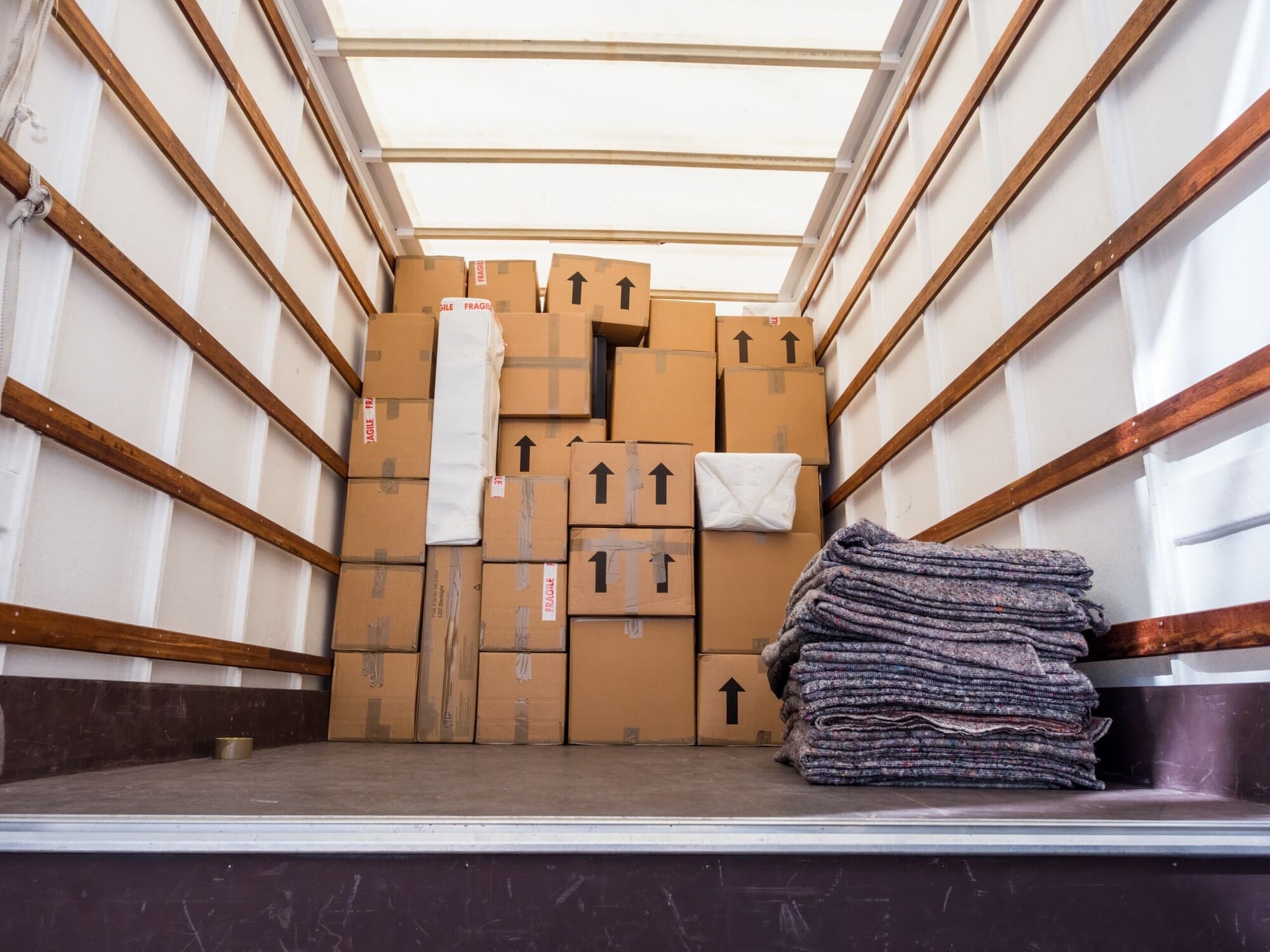 Removal Business Loading Truck