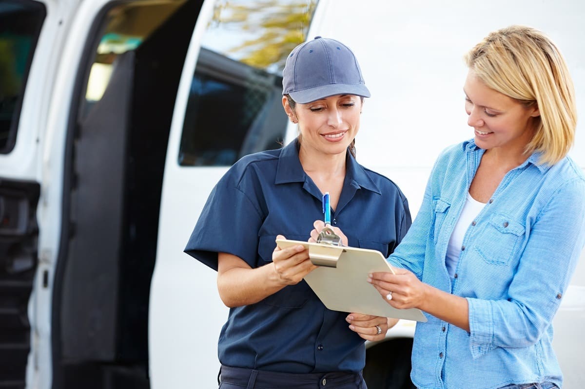Working as charity collection driver