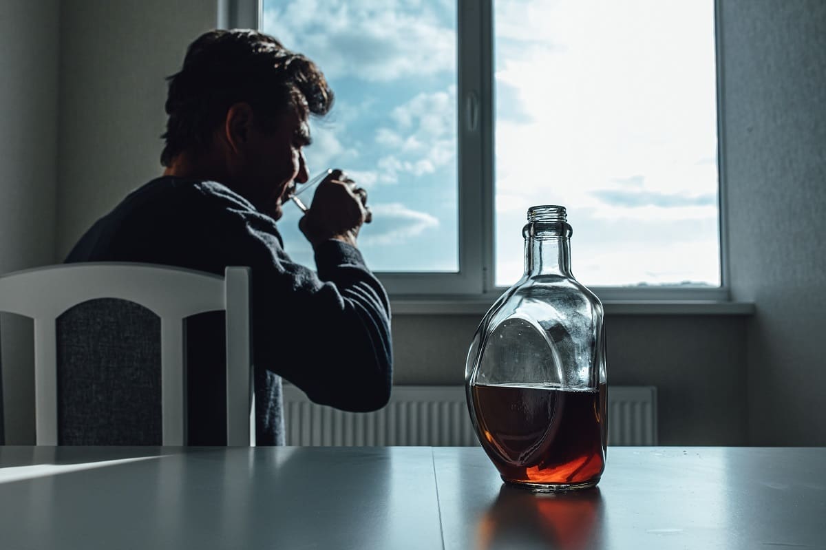 Man with drinking issue