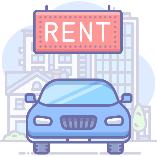 Car Rental Cartoon