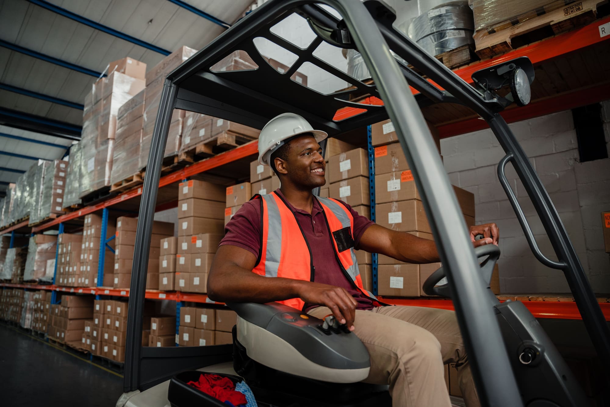 Forklift driver