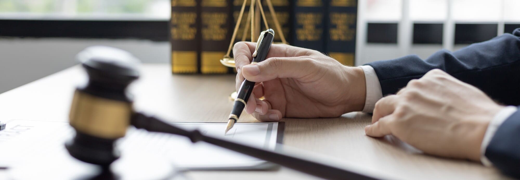Magistrate Completing Paperwork