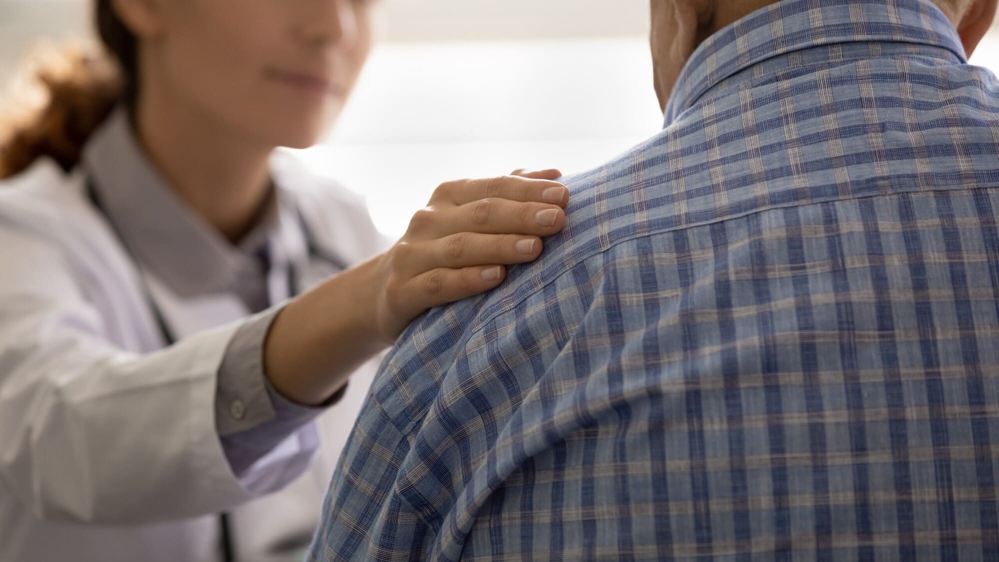 Mental Health Nurse Comforting Patient