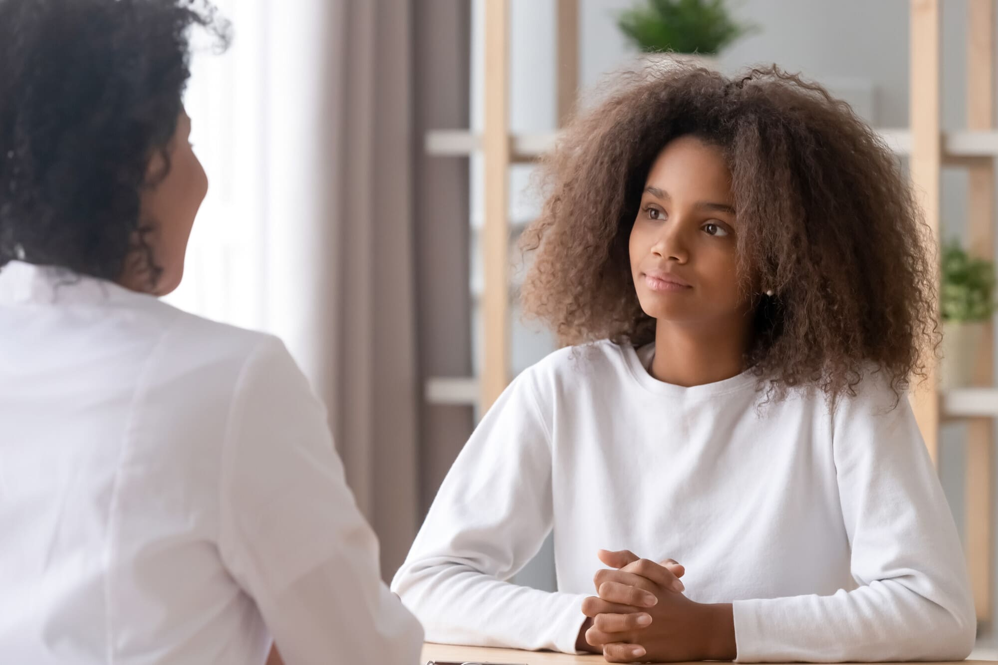 Mental Health Nurse Talking With Patient