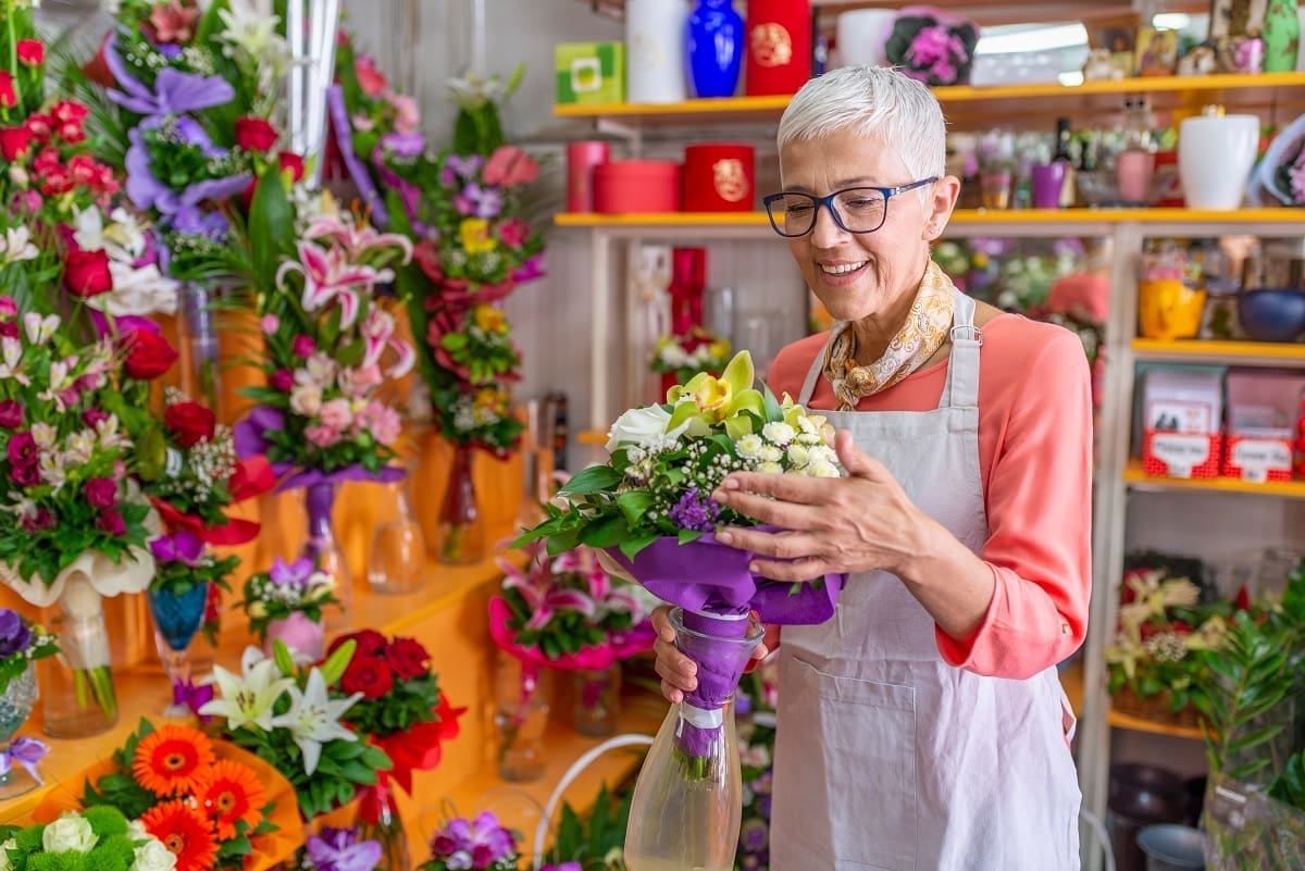 Self employed florist