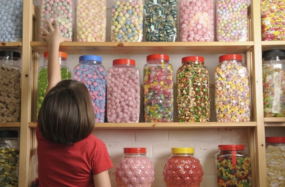 Cross contamination in sweet shops