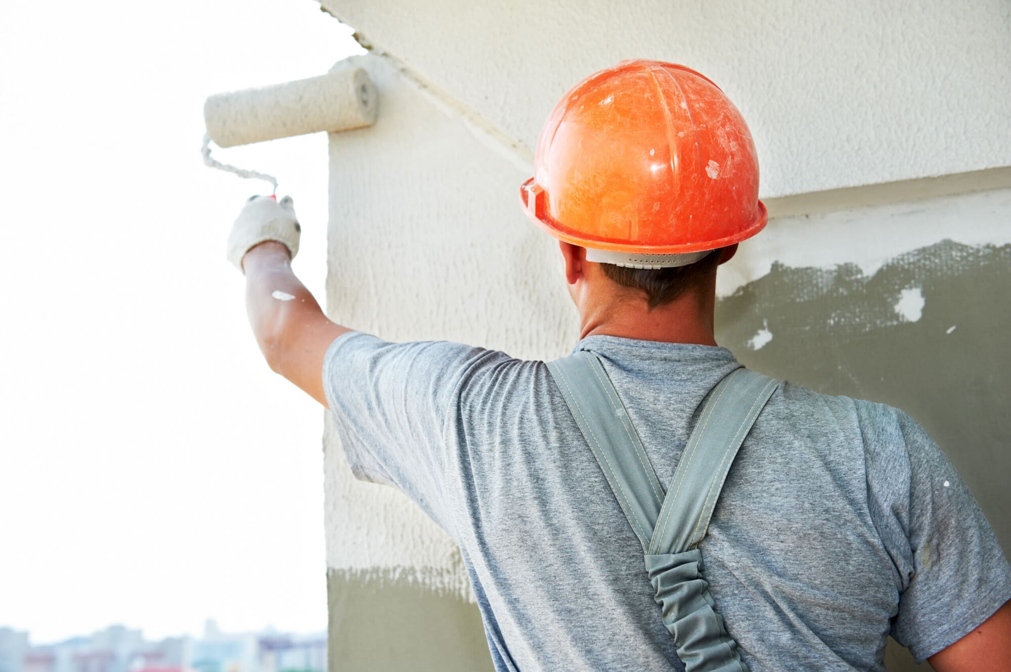 Painter Following Health and Safety