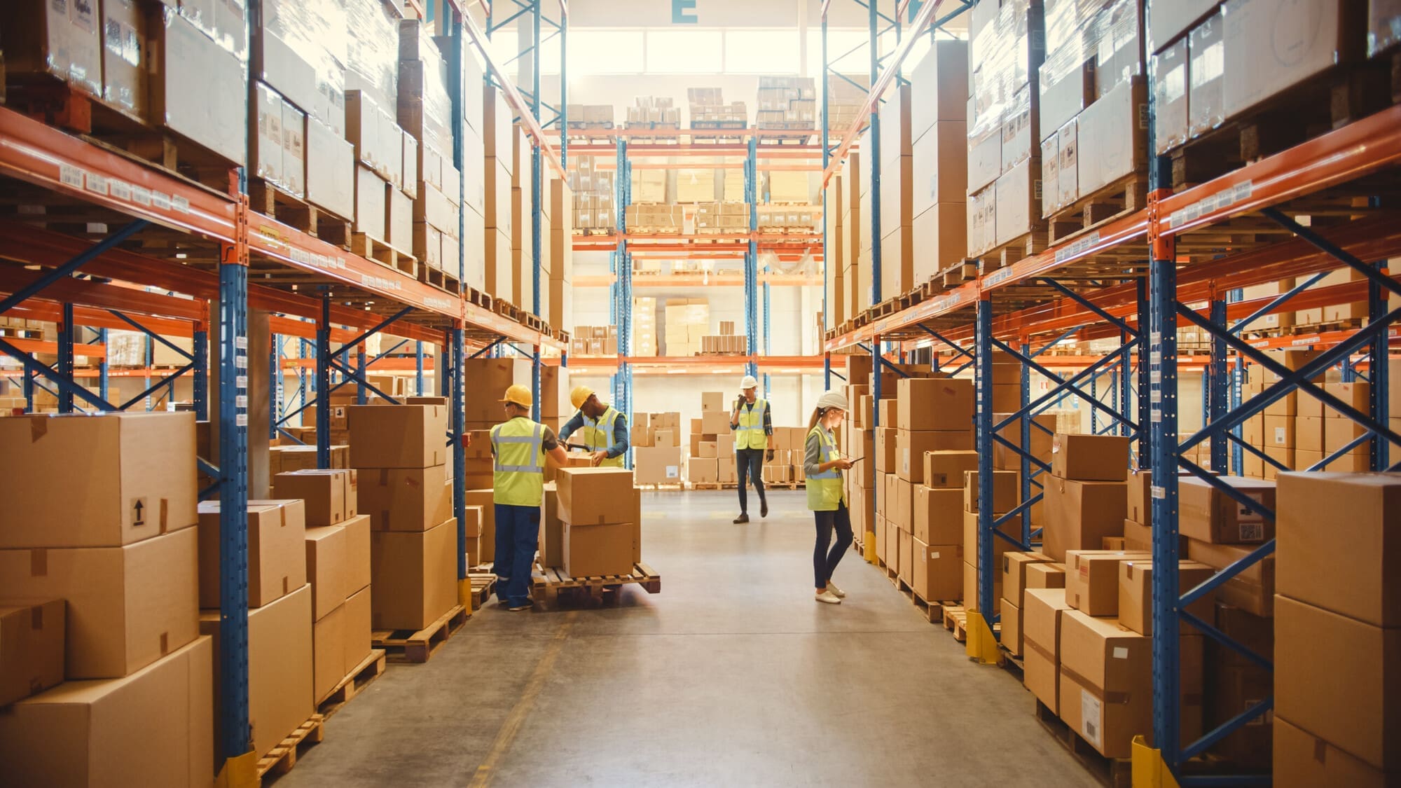 Warehouse Being Sorted