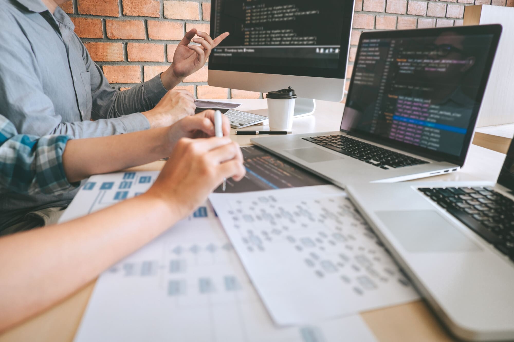 Web Developers Working Together