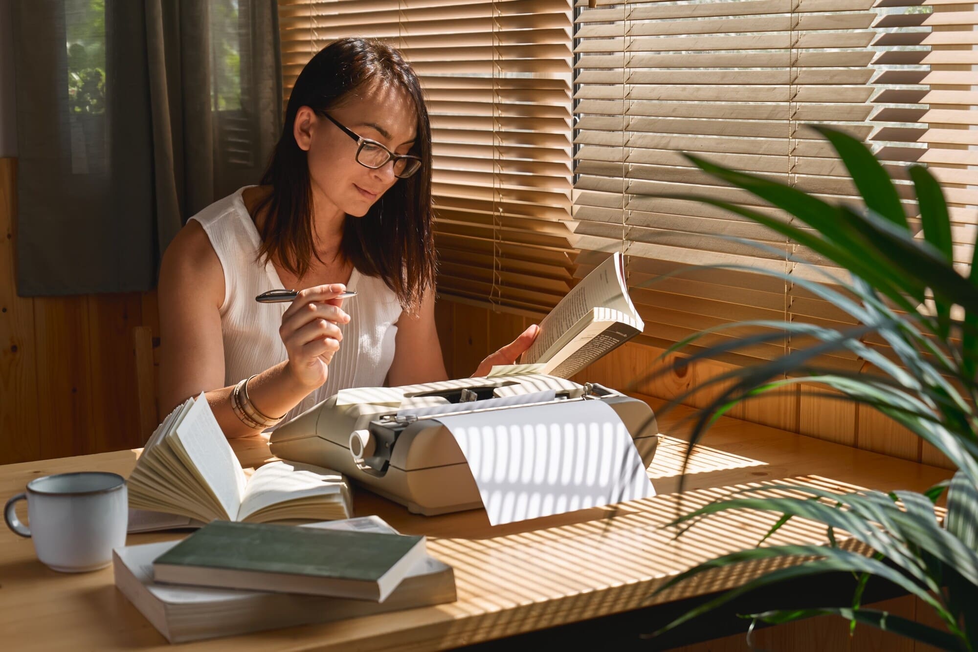 Writer Planning What To Write