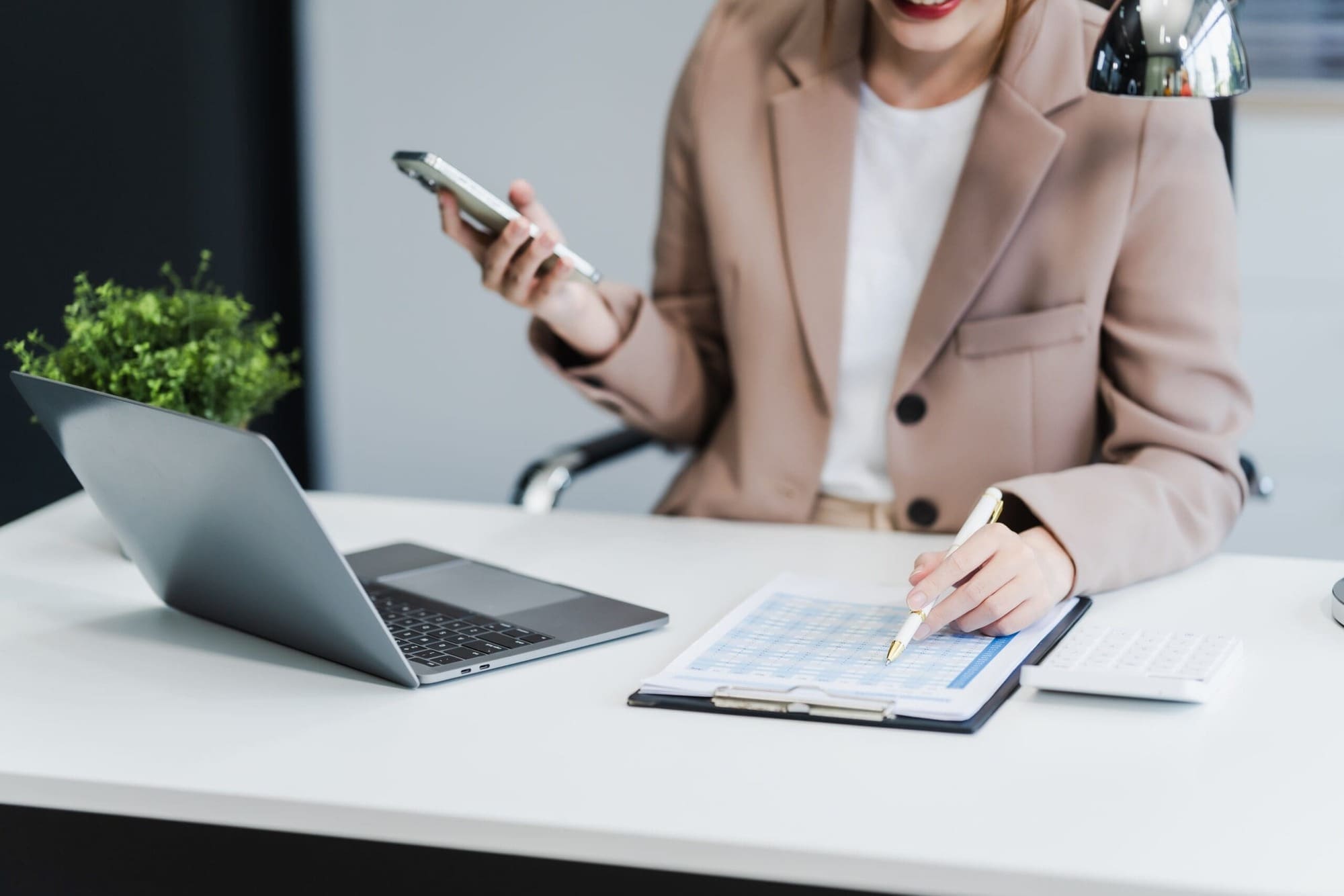 Financial adviser keeping up to date with legislation 