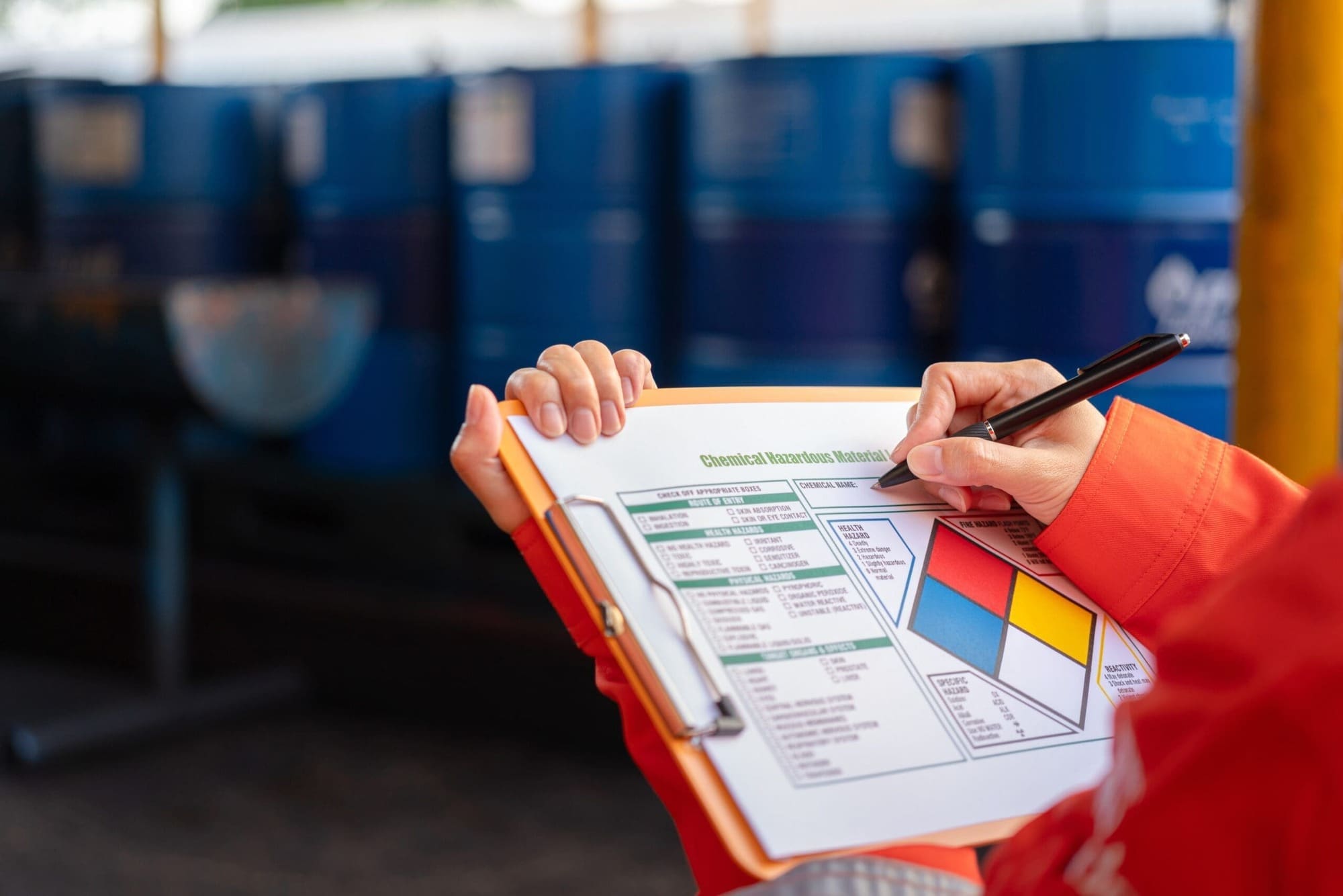 Hazardous materials checking Hazardous materials checking