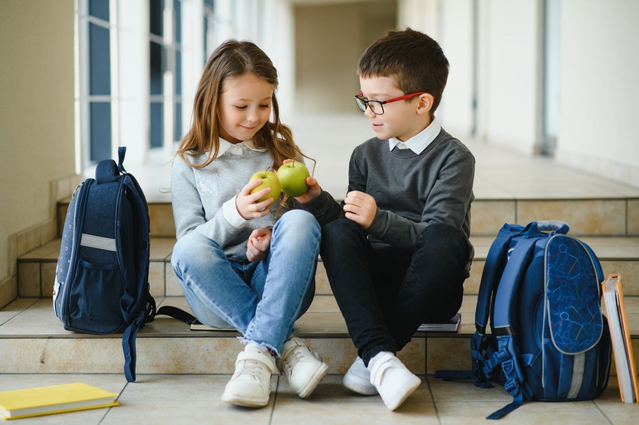 Children snacks in pack lunch